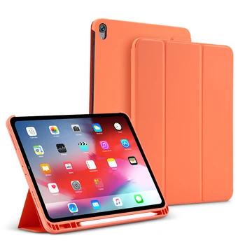 

For 2019 iPad Air 3 case for 2018 Apple iPad 9.7 tablet liquid silicone shell with pen holder for iPad Pro 11 10.5 inch Cover