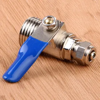 

1/2 to 1/4 Inch Ro Power Filter Water Adapter Ball Control Valve Tap Reverse Switch Faucet metal ball valve Hardware Parts