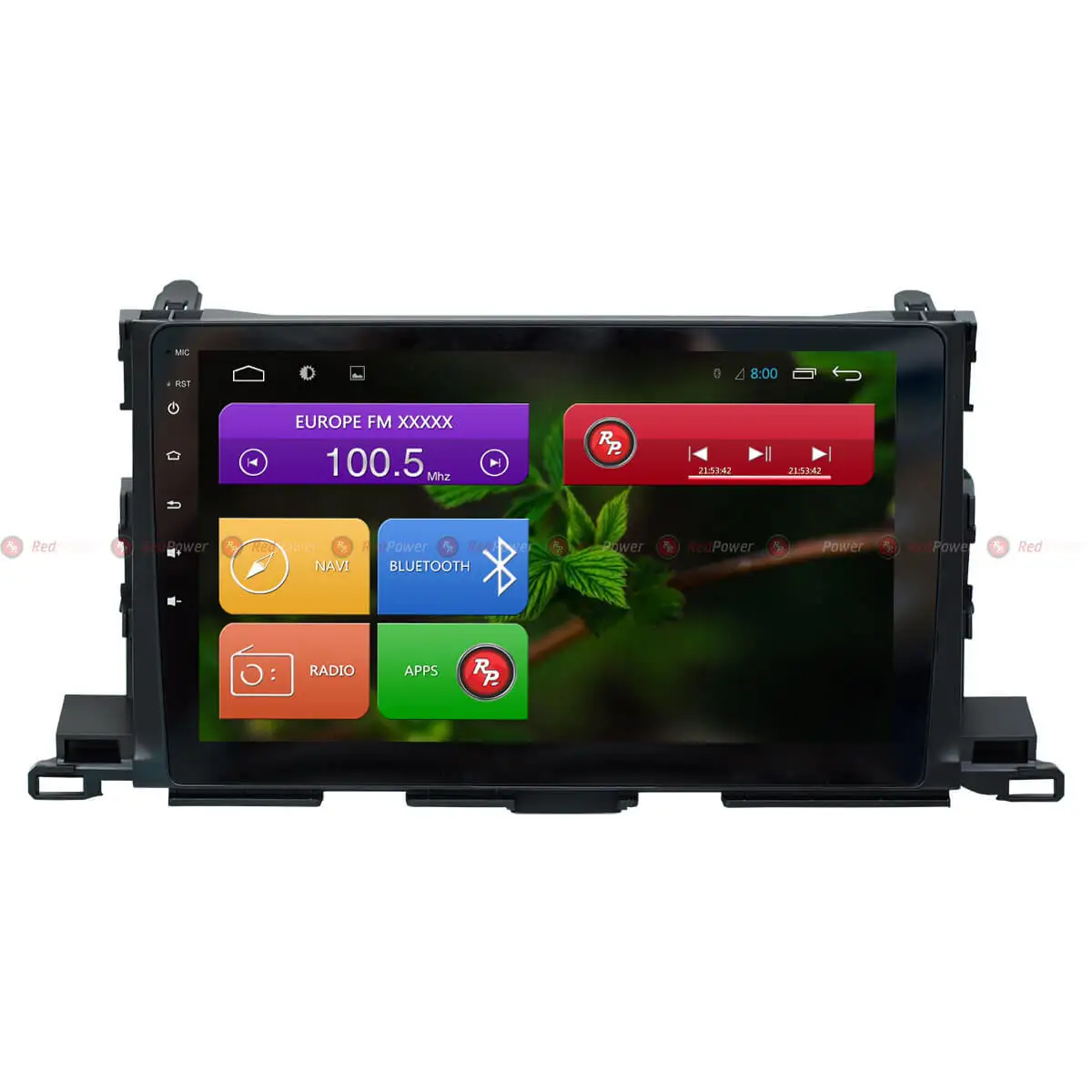 Автомагнитола для Toyota Highlander Redpower 31184 R IPS DSP ANDROID 7(+ Камера заднего вида в подарок