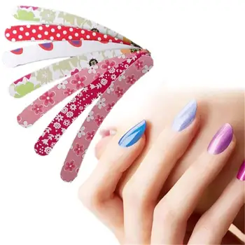 

1 Pc Random Color Nail Polishing Strip Nail Art Tools H4W4