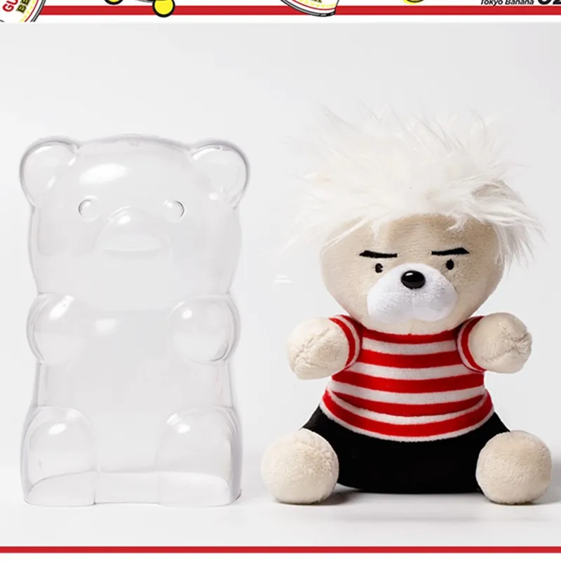 12 "Gumbe Медведь Kawaii популярный плюшевый украшения для кукол мягкие животные Рождественский подарок хлопок фигурка игрушка коробка 30 см V1225