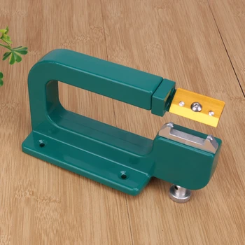 

1pcs Green Leather Art Leather Peeling Machine Leather Shovel Leather Machine Diy Sewing Leather Cutting Tool