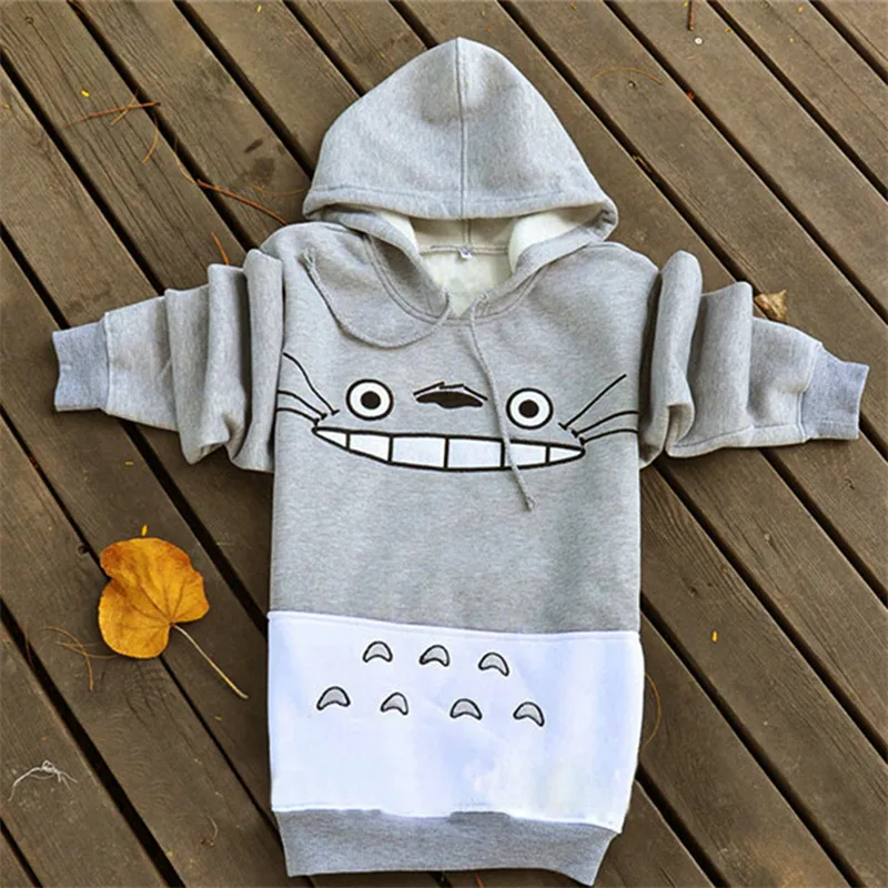 Новинка 2020 года. Женские и мужские толстовки с рисунком Тоторо. Толстовки Kawaii