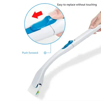 

Disposable Long Handle Toilet Bowl Brush Holder Without Dead Angle Cleaning Set Replacement Creative Bathroom Accessories