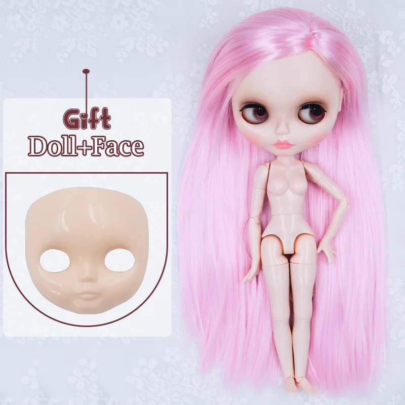 Neo Blyth кукла по индивидуальному заказу, NBL блестящее лицо, 1/6 OB24 BJD шарнирная кукла на заказ, куклы Blyth для девочки, подарок для коллекции YM01 - Цвет: FYM15