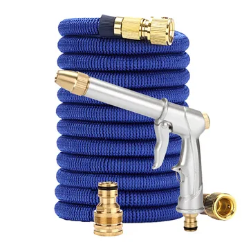 

Water Gun Hose 25Ft-100Ft Telescopic Hose magic flexible garden hose High Pressure Car Wash Hose Spray Gun Spray Foam Pot