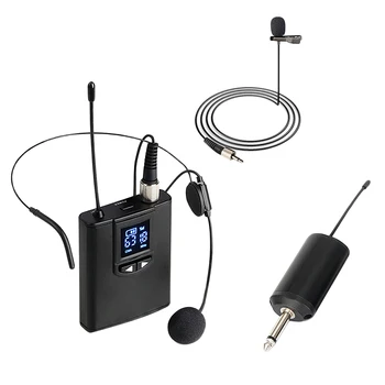 

UHF Wireless Microphone Wireless Microphone Professional 165 Ft Range for Android Phone Ipad YouTube Video Recording