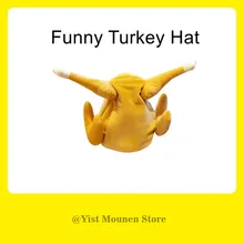

Electric Dancing Turkey Hat Thanksgiving Christmas Holiday Party Supplies Children Toys Valentine's Day Gift Plush Stuffed Toy