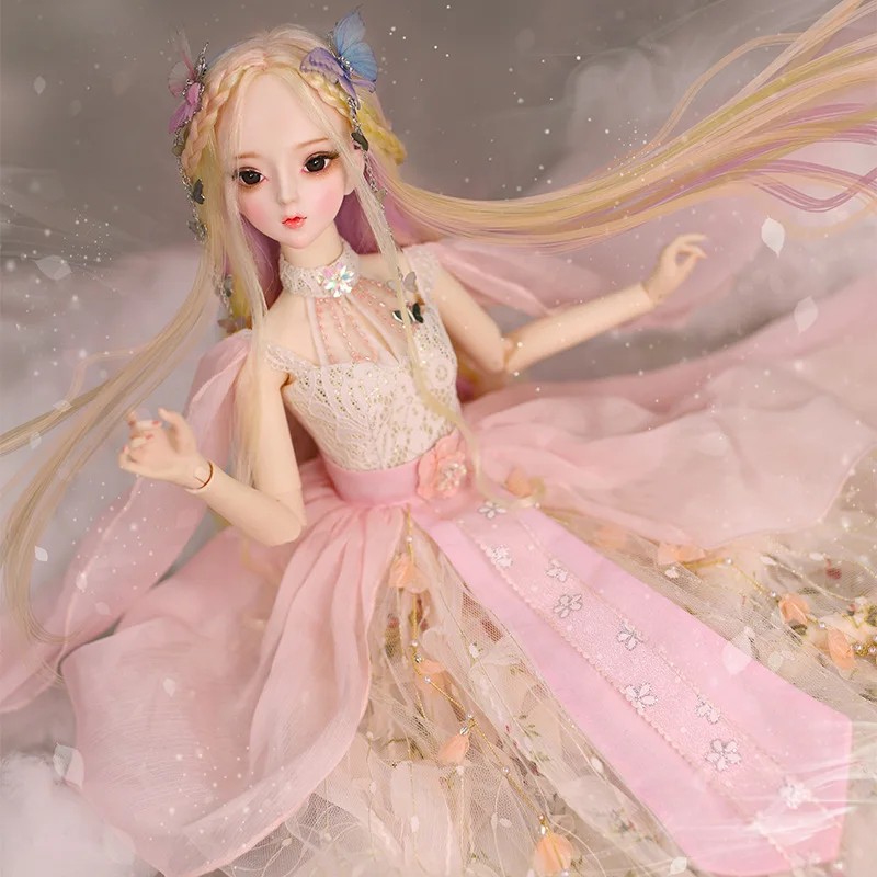 BJD кукла 60 см подарки для девочки DIY волшебная страна шаровой шарнир куклы лучшие ручной работы красота одеваются игрушки - Цвет: 60cm