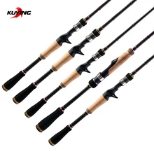 

KUYING Conqueror 1.98m 2.0m 2.07m Fast Action Casting Spinning Fishing Lure Rod Carbon Stick Cane Pole 2 Sections Bass Master
