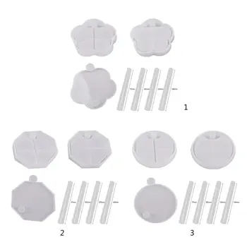 

Crystal Epoxy Resin Mold Rotating Overlapping Multi-layer Jewelry Storage Box Casting Silicone Mould DIY Crafts Making Tools