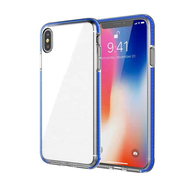 Противоударный прозрачный ТПУ сотовый Чехол для телефона для iPhone XS Max XR