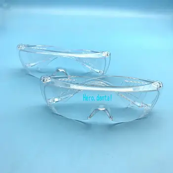 

2ps Clear Goggle Glasses Dental Lab Spectacles Safety Glasses Goggles Eye Protective Eyewear Clear UV