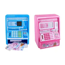 Милые пластиковые мини-симуляторы Scalextric Juguetes Денежная машина банковские игрушки ролевые игры детские развивающие деньги игрушки для детей