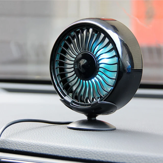 Auto-Lüftungs ventilator Micro USB Auto-Lüfter 360 Grad drehbarer