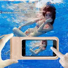 Водонепроницаемый чехол для телефона с сенсорным экраном, сумка для сухого дайвинга с ремешком на шею для iPhone Xiaomi samsung Meizu