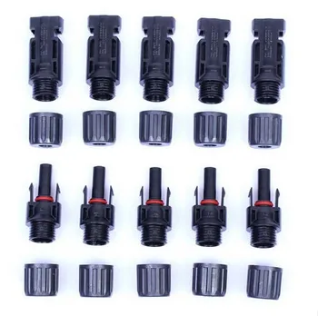 

20 Pairs Solar Connector Male and Female Solar Panel Connector for Solar Cable Suitable Cable Cross Sections 2.5mm2~6.0mm2 IP67