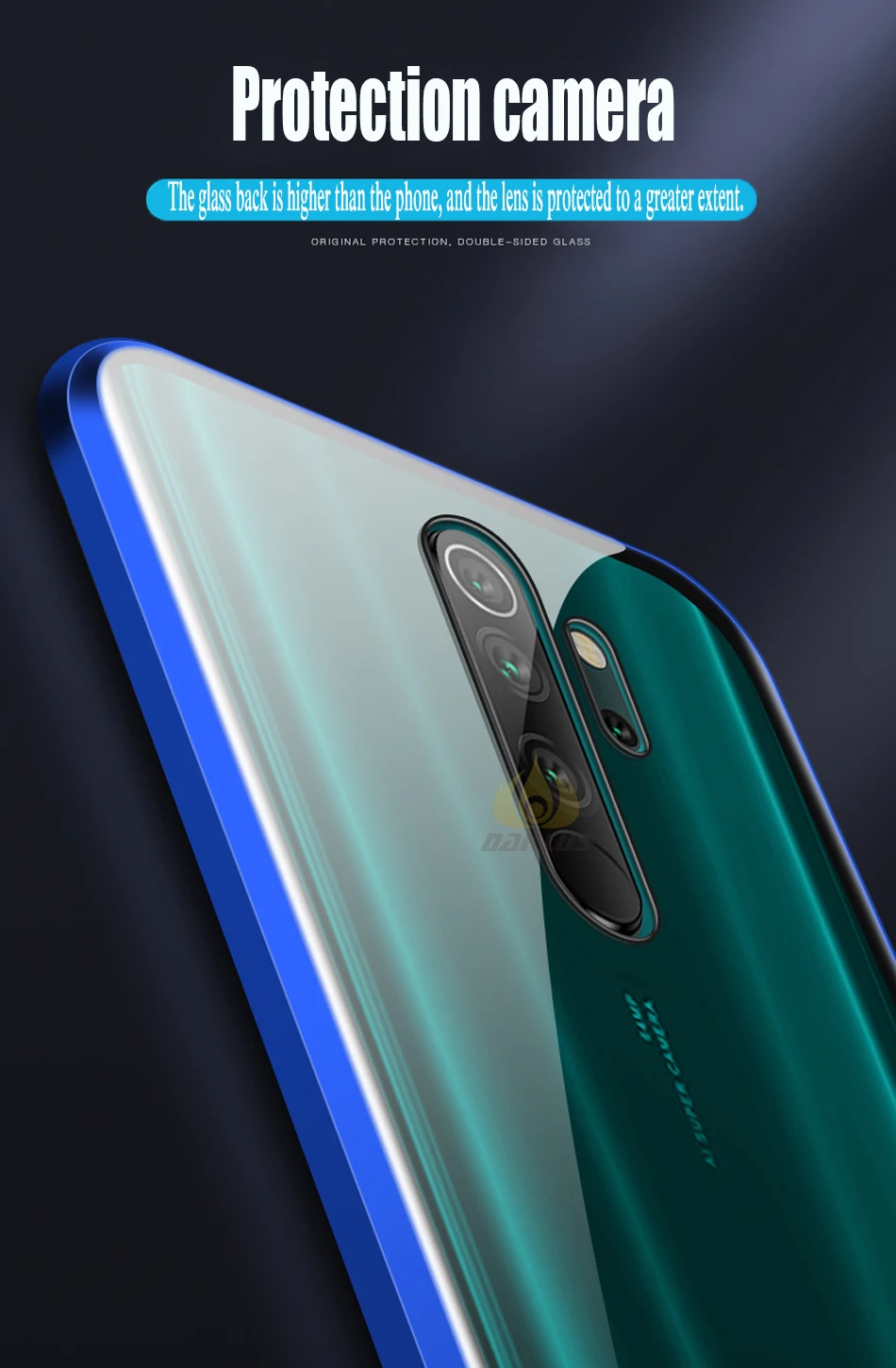 Роскошный чехол из закаленного стекла для Xiaomi Redmi 8 двусторонний Redmi 7 8 8A K20 Pro Note 7 8 Pro передние и задние чехлы с закаленным стеклом