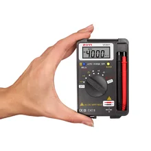Outest mini multímetro digital vc921 dmm bolso handheld pessoal integrado mini multímetro digital 2017