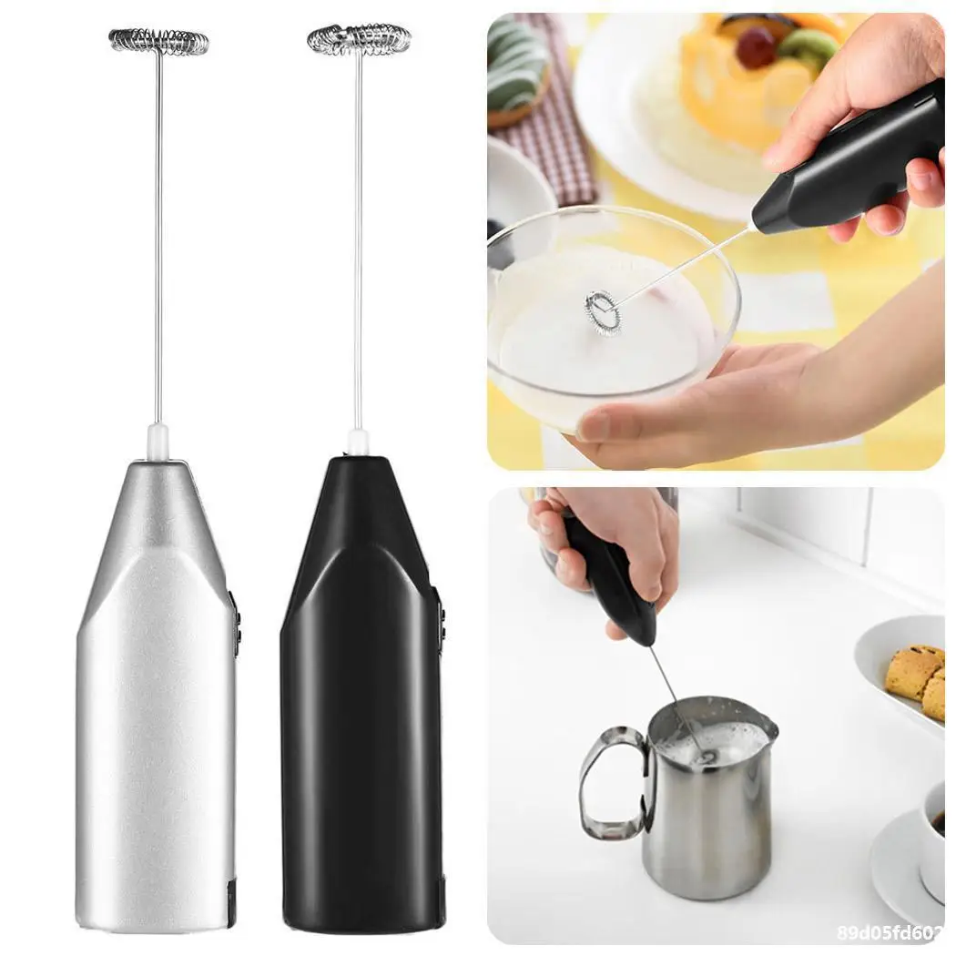 ミニ電動ミルク泡立て器,ミキサー,ワイヤレス,コーヒー泡立て器