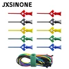 JXSINONE P1512D Mini Grabber SMD IC Clip de gancho de prueba Jersey sonda Kit de Cable de prueba de silicona suave Cable Dupont para analizador lógico ► Foto 2/6