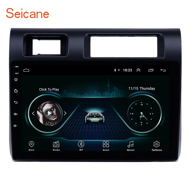 Seicane 2.5D экран 9 дюймов Android 8,1 gps навигация радио для Toyota Land Cruiser поддержка Carplay управление рулем
