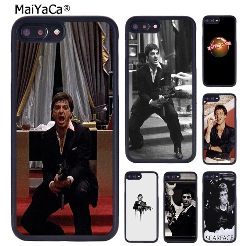 MaiYaCa Тони Монтана scarface Al Pacino чехол для телефона iPhone X XR XS 11 12 Pro MAX 5 6 6S 7 8 Plus Samsung Galaxy S7