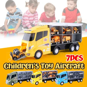 

polices / Engineering / City Carrier Truck Toy Set Educational Toys Transport Car Toys Great Gift for Boys and Girls Christmas