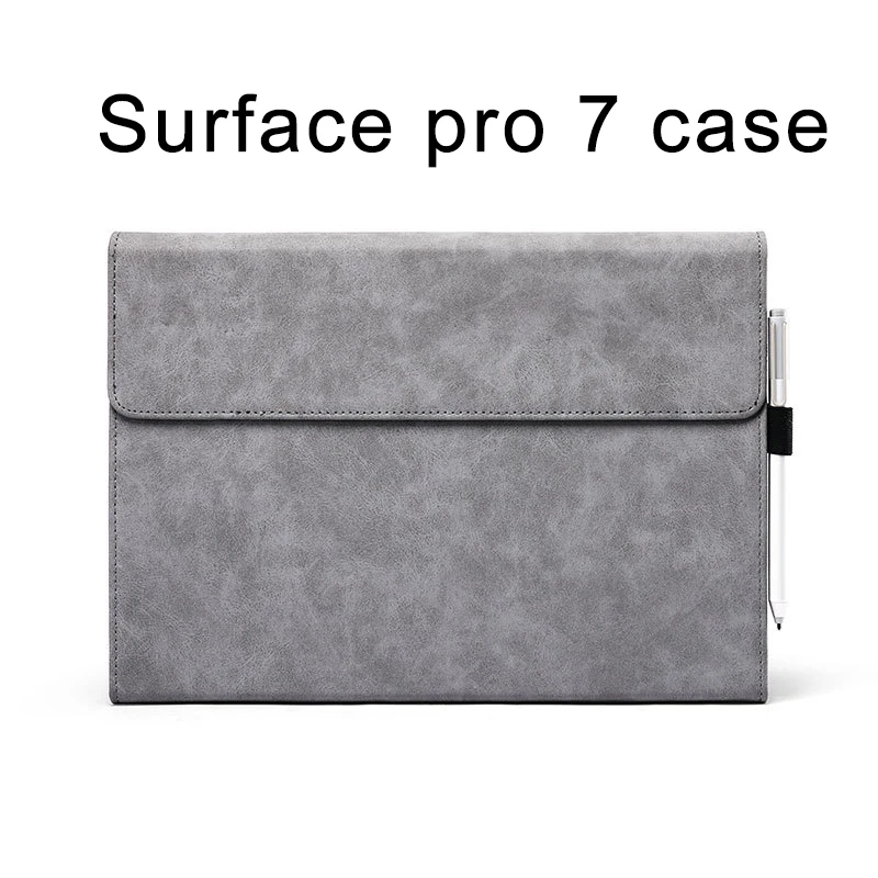 Чехол для планшета microsoft Surface Pro7 кожаный чехол с откидной поверхностью Pro 7 защитный чехол