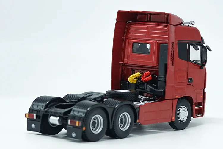 1/36 Foton производитель Daimler Foton Auman GTL 460 Трактор трейлер Красный Трактор модель трейлера