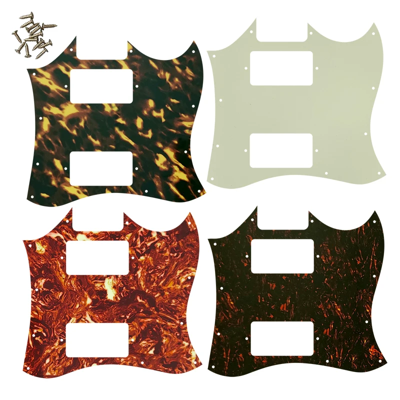 

Feiman Guitar Parts For US Epiphone G310 SG Guitar Pickguard PAF Humbucker, Multicolor Selection Flame Pattern