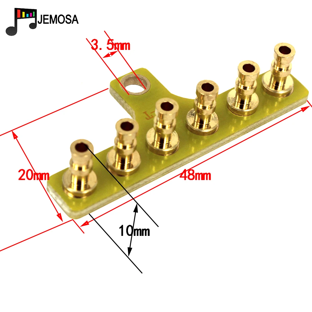 5ks DIY audio visačka svléknout se visačka nasednout revolverové nasednout svorka vláčet nasednout zlato talíř pro audio vintage trubice zesilovač revolverové nasednout