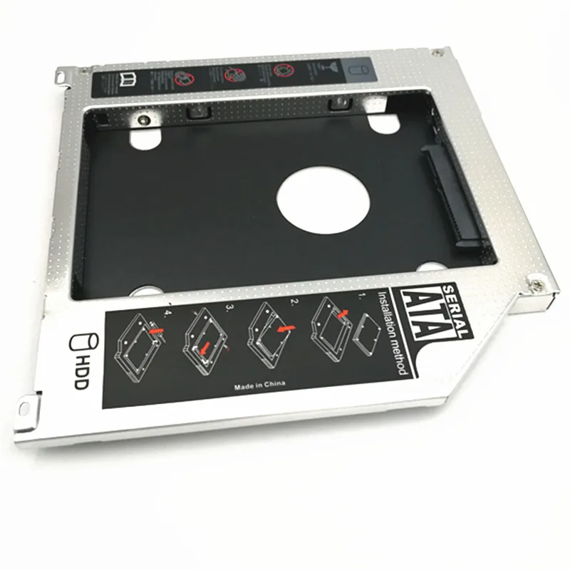 Caddy Расширение памяти для Apple Macbook Pro 2nd HDD жесткий диск Caddy лоток для модуля SATA 9,5 мм