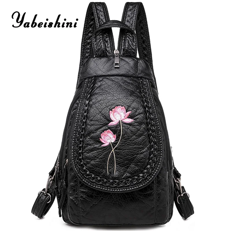 Sale 100%Sheepskin-Backpacks Travel Backpack Women School-Bags Teenage-Girls Mochila-Feminina mlKkO5Apq