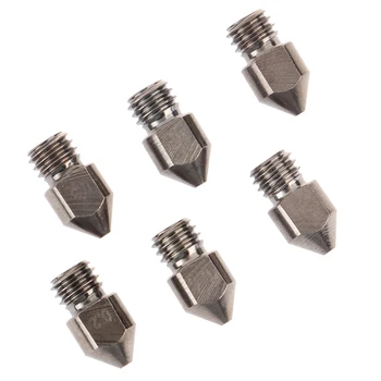 

3D Printer Copper Steel Corrosion-Resistant Nozzle Mixed Sizes 0.2/0.3/0.4/0.5 Extruder Print Head For 1.75MM MK8 Makerbot