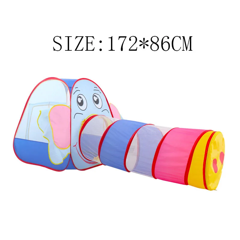 Children-Cartoon-Elephant-Ocean-Ball-Wave-Pool-Baby-Play-House-Sunlight-Tunnel-Toys-Foldable-Tent-For (4)