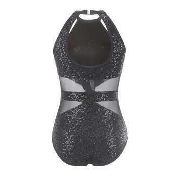 

Kids Aduts Belly Dancing Wear Splice Body Suit Dance Leotard Jumpsuit for Dance Ballet Gymnastics Practice Dance Clothes