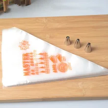 100/200/300 шт одноразовый мешок для теста глазировки с изображением торта Декор кекса сумки Fondant(сахарная) торт насадка для крема торт выпечки инструменты