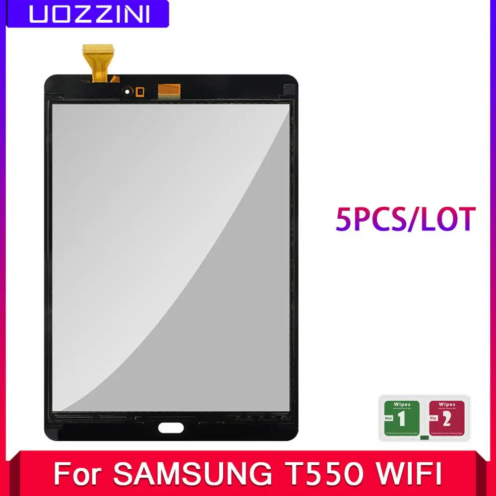 

5 Pcs/Lot Touch Screen For Samsung Galaxy Tab A 9.7 T550 SM-T550 SM-T551 SM-T555 T551 Front Touch Screen Glass Digitizer Panel