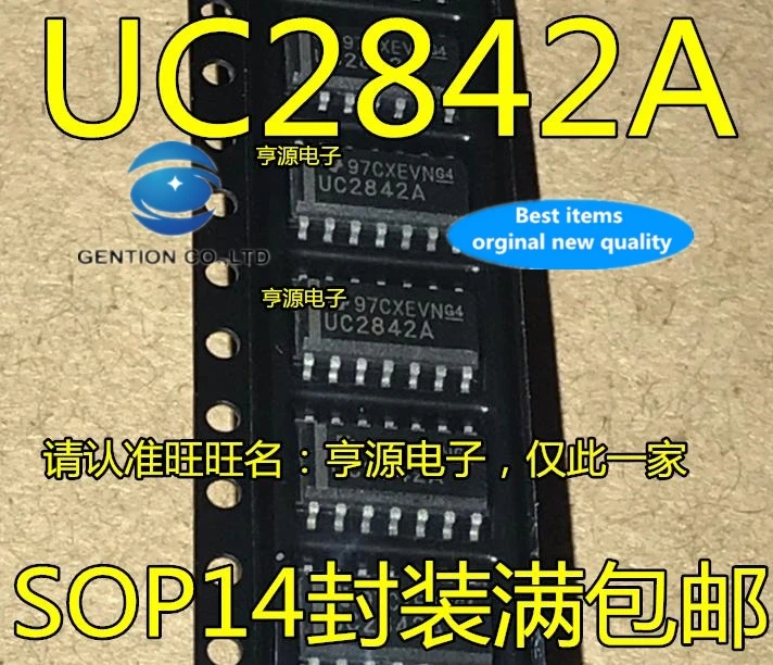 

30pcs 100% orginal new real stock UC2842AD UC2842 UC2842A UC2842ADTR SOP14 power switch IC