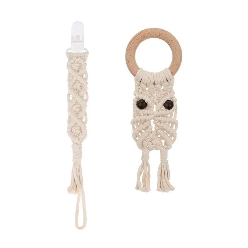 2 шт./компл. DIY ручной работы детская пустышка на цепочке с прищепкой, цепочка для пустышки для детей зажим Прорезыватель для зубов N1HB