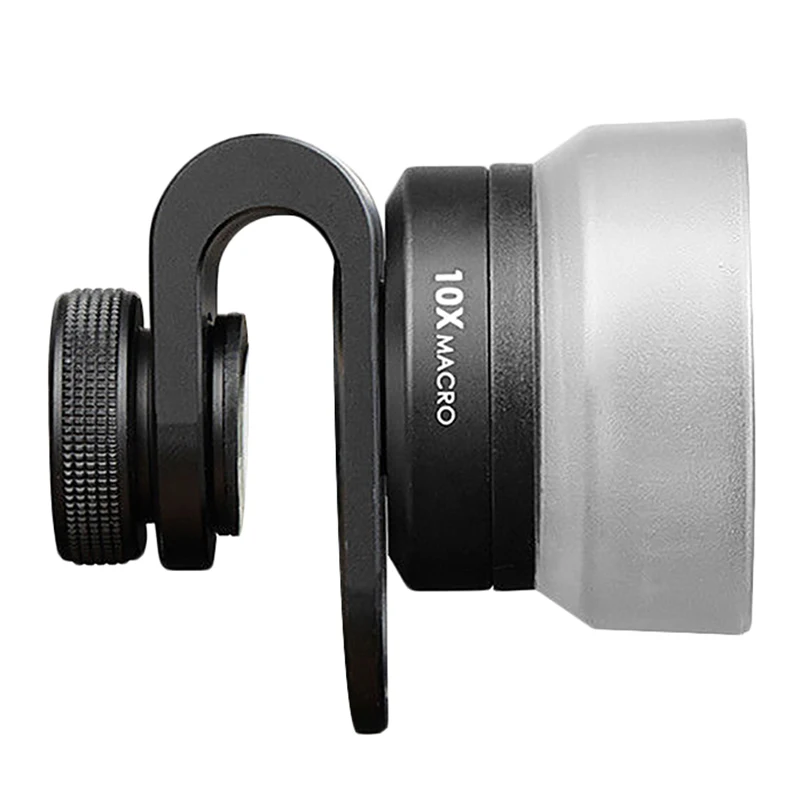 

FFYY-Pholes 4K Hd 25Mm 10X Macro Pro Lens Mobile Cell Phone Photo Camera Universal Clip