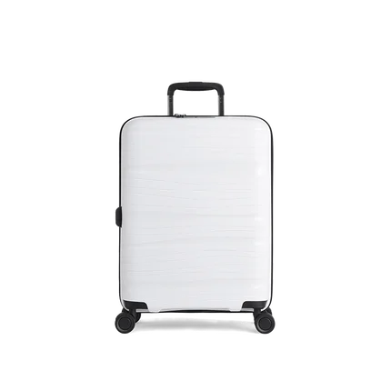 Piano White 20 дюймов полипропиленовый чемодан, красочный багаж на колёсиках, легкий переносной Спиннер, колесо для путешествий, замок TSA для женщин и мужчин - Цвет: Piano White