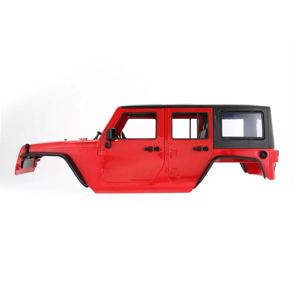 313 мм жесткий пластиковый корпус автомобиля DIY Набор для колесной базы 1/10 Wrangler Jeep Axial SCX10 RC автомобиль гусеничный Модель автомобиля запчасти
