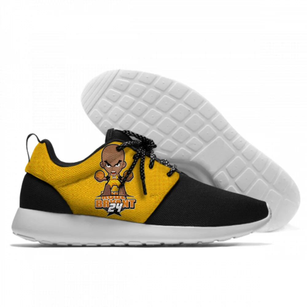 

2019 Los Angeles LA Lakers Fans Sports Shoes 8 24 Bryant Black Manba Cute Cartoon Sneaker Light Shoes For Mens And Womens