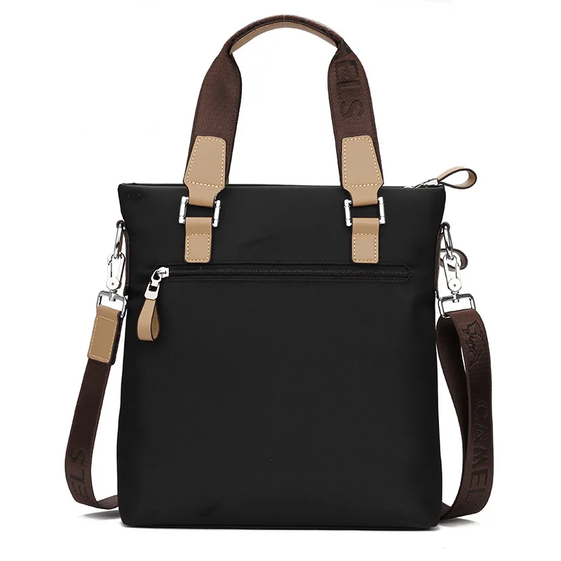 

New Style Gorchis MEN'S Handbag Verticle Oxford Canvas Waterproof Crossbody Bag Business Casual Trend Men's Bag