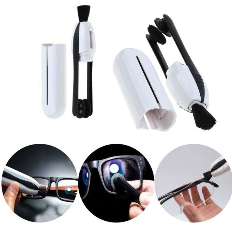 New glasses Lens cleaner eyewear eyeglass cleaning Limpiador Wipe tool Sunglass Clean Brush Dust remover Glasses care device