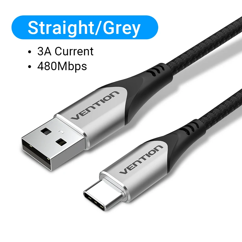 Vention USB Type C Cable 3A 90 Degree Charger Cable Fast Charge Game for Samsung S10 Xiaomi mi9 10 pro Phone USB C Cables Cord hdmi to phone Cables