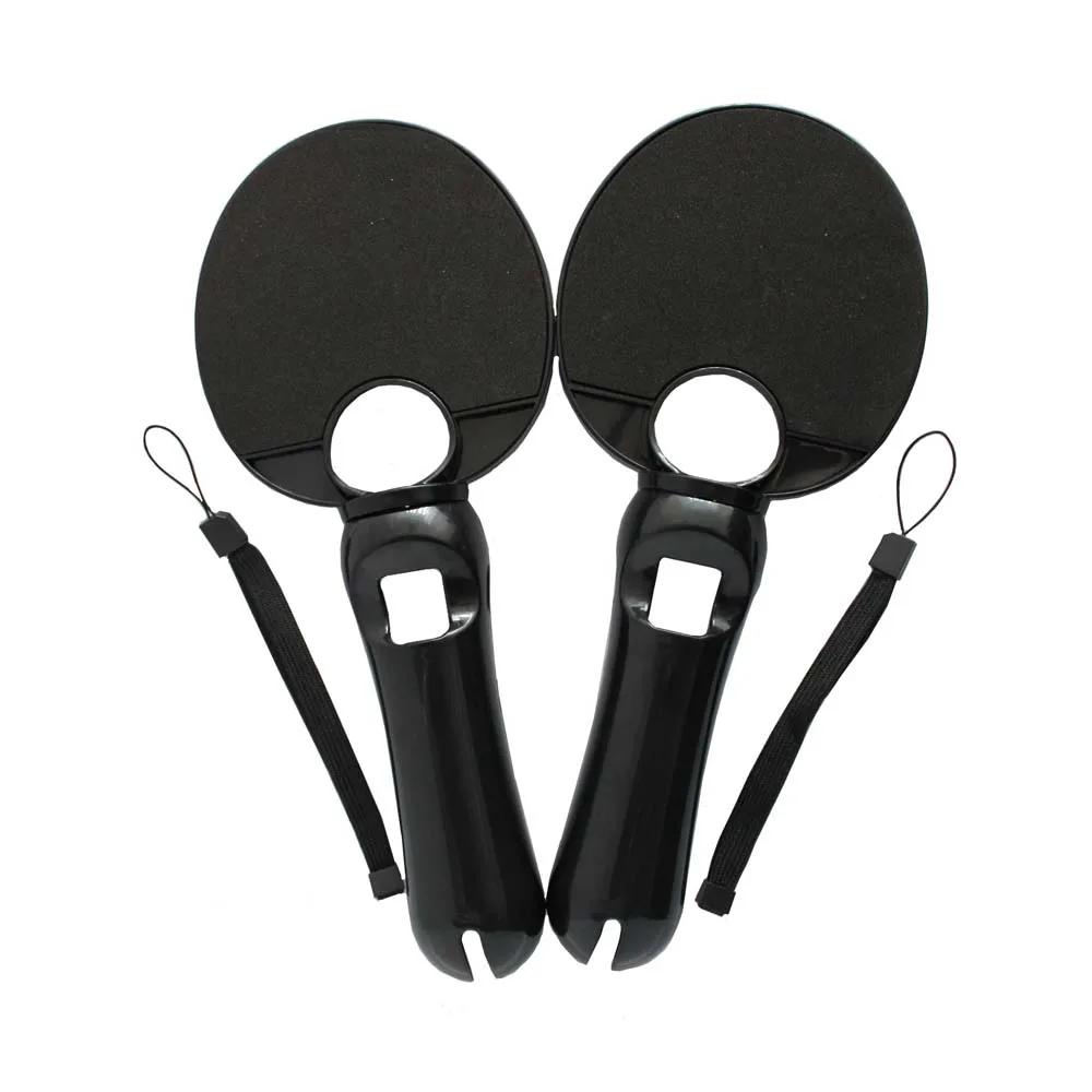 

OSTENT 2 x Ping-Pong Bat Table Tennis Party Kit Pack Attachment for Sony PS3 PS Move Motion Controller