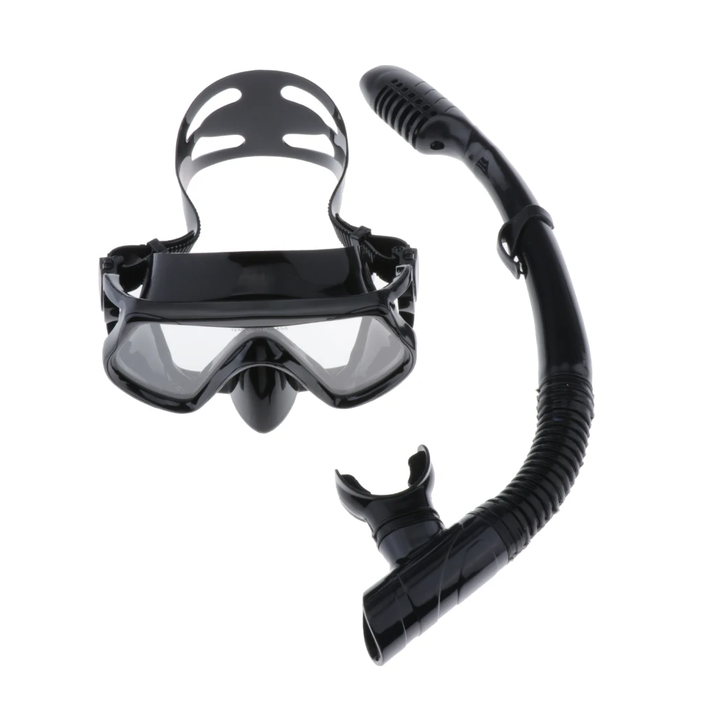 Adjustable Women Men Scuba Diving Gear Snorkeling Mask Goggles & Dry Snorkel